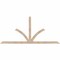 Ekena Millwork Richland Smooth Timber Gable Bracket, Douglas Fir, 96"W x 44"H x 3 1/2"D x 3 1/2"F, 11/12 Pitch GBW096X44X0404RIC00SDF - alternate 1